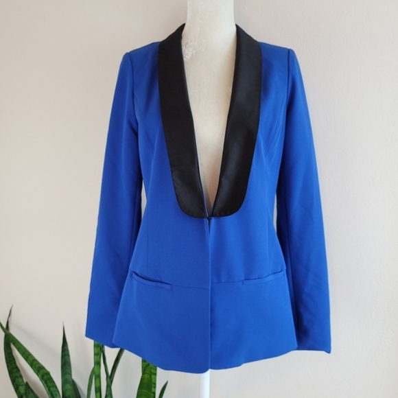 Rock & Republic Colorblock Tuxedo Blazer - Picture 1 of 16